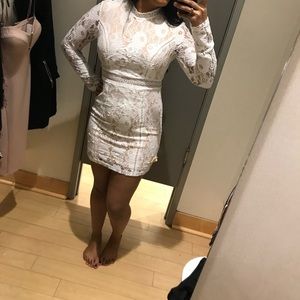 White lace dress